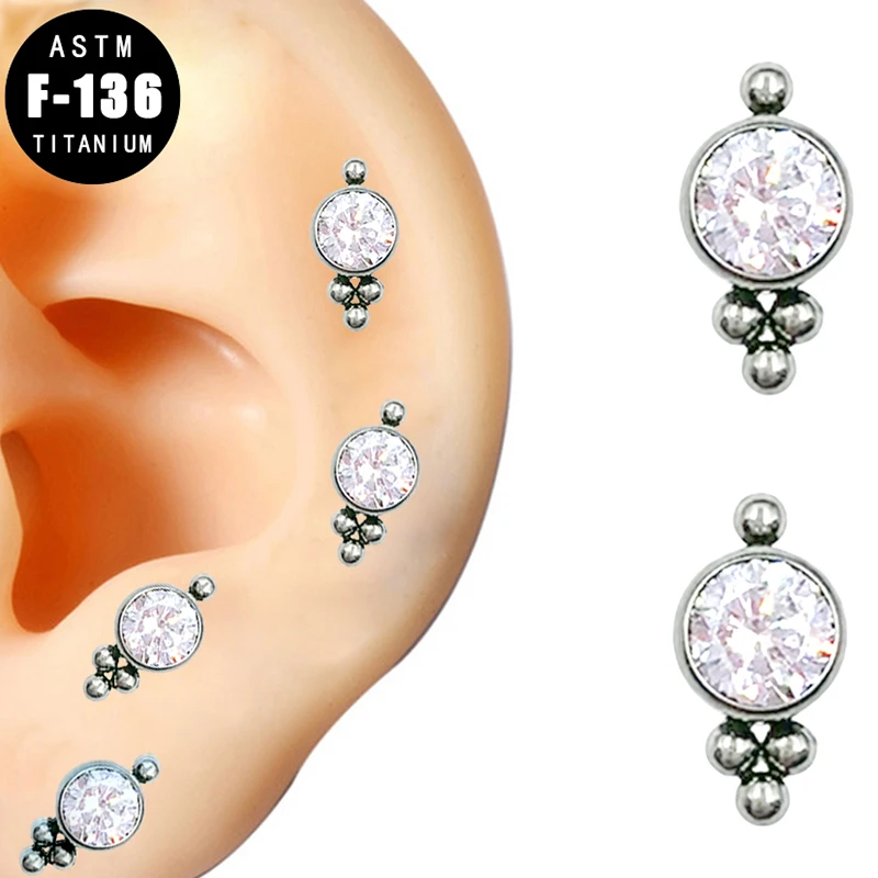 ASTM F136 Titanium Labret Lip Rings Piercing Ear Tragus Cartilage Earring Zircon Ball Cluster Labret Helix Lip Stud Jewelry
ASTM F136 Titanium Labret Lip Rings Piercing Ear Tragus Cartilage Earring Zircon Ball Cluster Labret Helix Lip Stud Jewelry