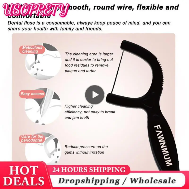 Зубная нить из бамбука FawnmumBarrel, инструменты для чистки зубов, гигиена полости рта
Зубная нить из бамбука FawnmumBarrel, инструменты для чистки зубов, гигиена полости рта