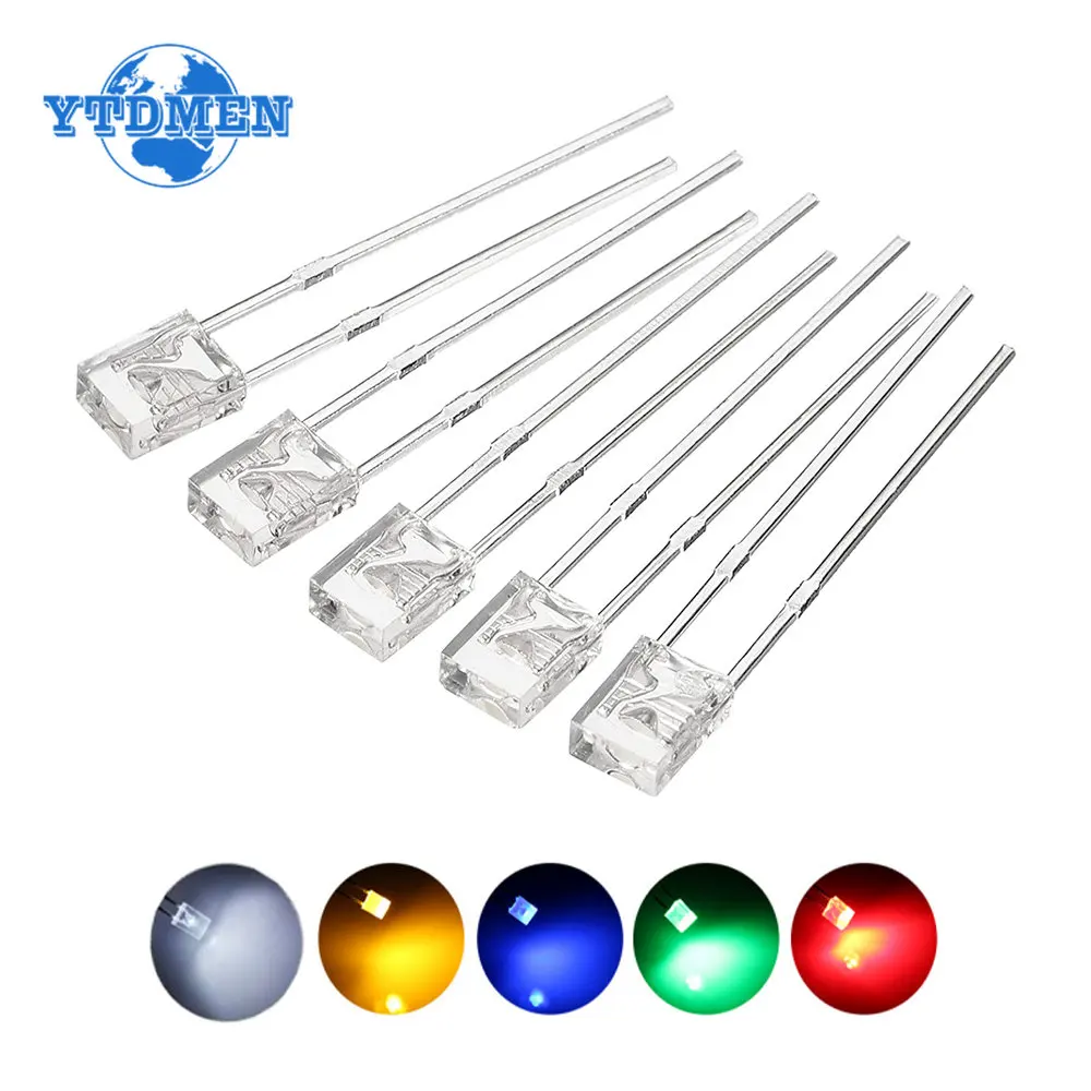 100PCS 2x3x4 LED Diode Lights 234 Transparent Multicolor Bright Lighting Bulb Lamps Light Emitting Diodes Kit
100PCS 2x3x4 LED Diode Lights 234 Transparent Multicolor Bright Lighting Bulb Lamps Light Emitting Diodes Kit