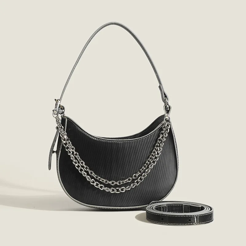 Niche Casual Trend Wild Chain Meniscus Handbag New Three-shoulder Laser Simple and Elegant Commuter One-shoulder Crossbody Bags
Niche Casual Trend Wild Chain Meniscus Handbag New Three-shoulder Laser Simple and Elegant Commuter One-shoulder Crossbody Bags