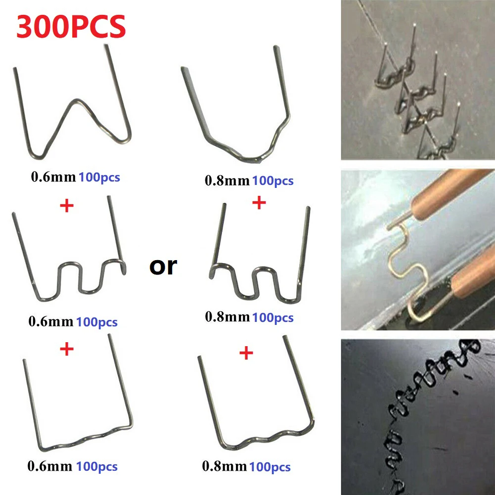 300pcs 0.6/0.8mm Hot Stapler Staples For Plastic Welder/Car Bumper Repair Kit Wave Staples Welding Tools
300pcs 0.6/0.8mm Hot Stapler Staples For Plastic Welder/Car Bumper Repair Kit Wave Staples Welding Tools