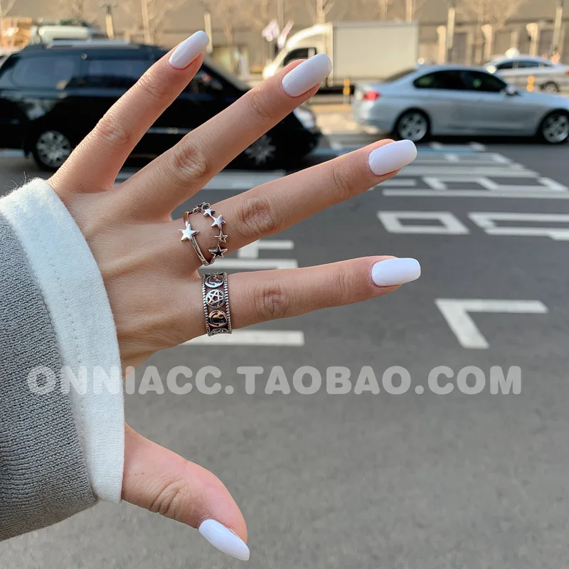 925 Sterling Silver Fashion Star Pentagram Smiley Retro Women's Ring Jewelry Wedding Birthday Gift
925 Sterling Silver Fashion Star Pentagram Smiley Retro Women's Ring Jewelry Wedding Birthday Gift