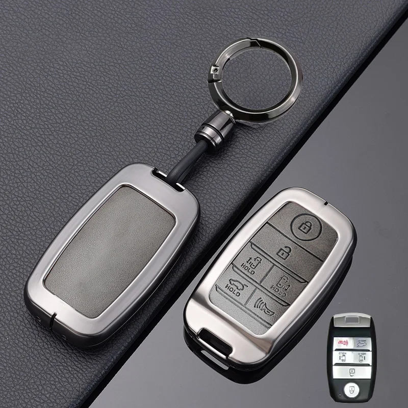 6-кнопочный чехол для пульта дистанционного управления, защитный чехол для ключей для KIA Sedona Grand Carnival Sorento, держатель для автомобильного ключа из цинкового сплава
6-кнопочный чехол для пульта дистанционного управления, защитный чехол для ключей для KIA Sedona Grand Carnival Sorento, держатель для автомобильного ключа из цинкового сплава