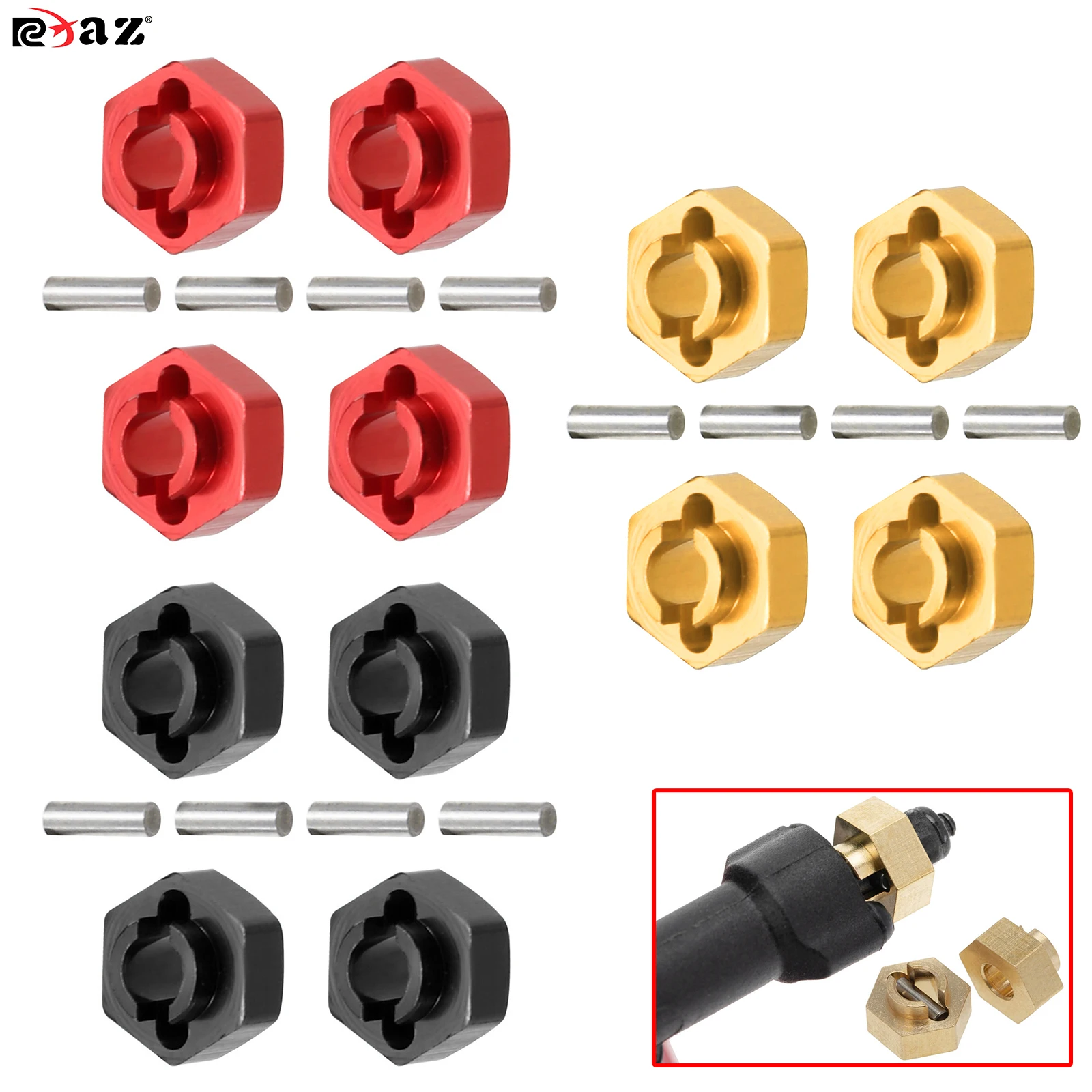 RCXAZ CNC алюминиевый латунный 7 мм колесо шестигранный адаптер для 1/24 RC Гусеничный SCX24 AXI90081 AXI00002 AXI00001 AXI00004 Гладиатор
RCXAZ CNC алюминиевый латунный 7 мм колесо шестигранный адаптер для 1/24 RC Гусеничный SCX24 AXI90081 AXI00002 AXI00001 AXI00004 Гладиатор