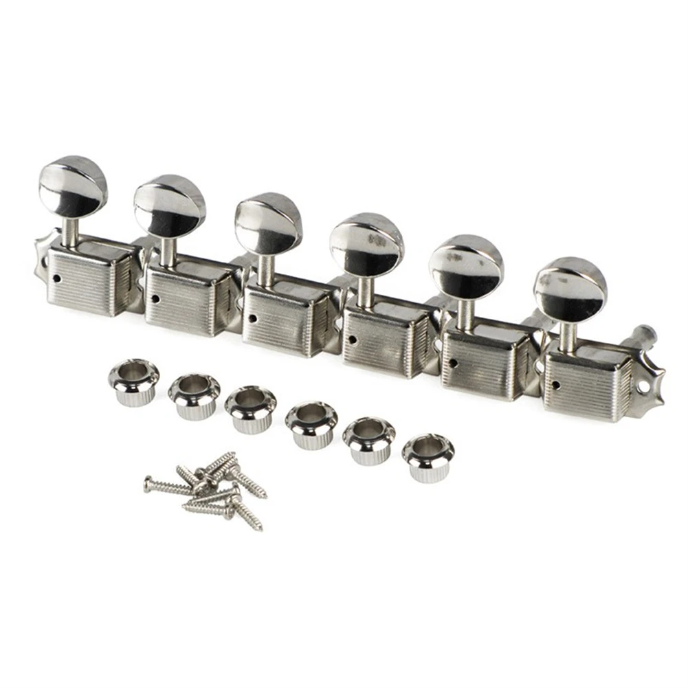 Vintage 6 Right String Tuners Tuning Pegs Machine Head For ST TL Electric Guitar Tuning Keys With Bushings Screws Guitars Parts
Vintage 6 Right String Tuners Tuning Pegs Machine Head For ST TL Electric Guitar Tuning Keys With Bushings Screws Guitars Parts