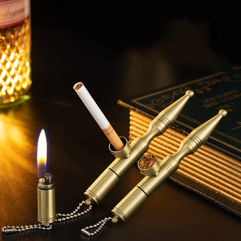 Creative Pipe Lighter Retro Grinding Wheel Lighter Personality Metal Kerosene Lighter Unusual Lighter Men's Gift
Creative Pipe Lighter Retro Grinding Wheel Lighter Personality Metal Kerosene Lighter Unusual Lighter Men's Gift