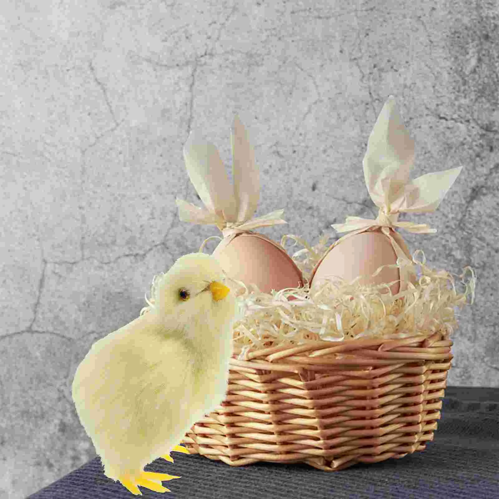 2pcs Simulation Plush Chick Decoration Easter Themed Plush Animal Toy Artificial Little Chick Model
2pcs Simulation Plush Chick Decoration Easter Themed Plush Animal Toy Artificial Little Chick Model
