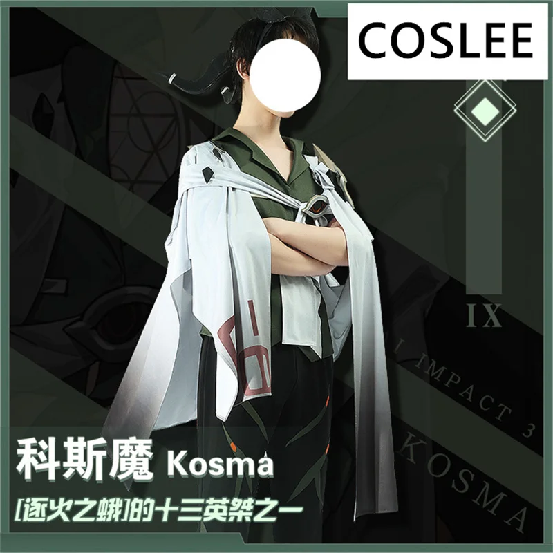 COSLEE Honkai Impact 3 Kosma Косплей Костюм Игровой костюм красивая Униформа Хэллоуин искусственная кожа для мужчин на заказ
COSLEE Honkai Impact 3 Kosma Косплей Костюм Игровой костюм красивая Униформа Хэллоуин искусственная кожа для мужчин на заказ
