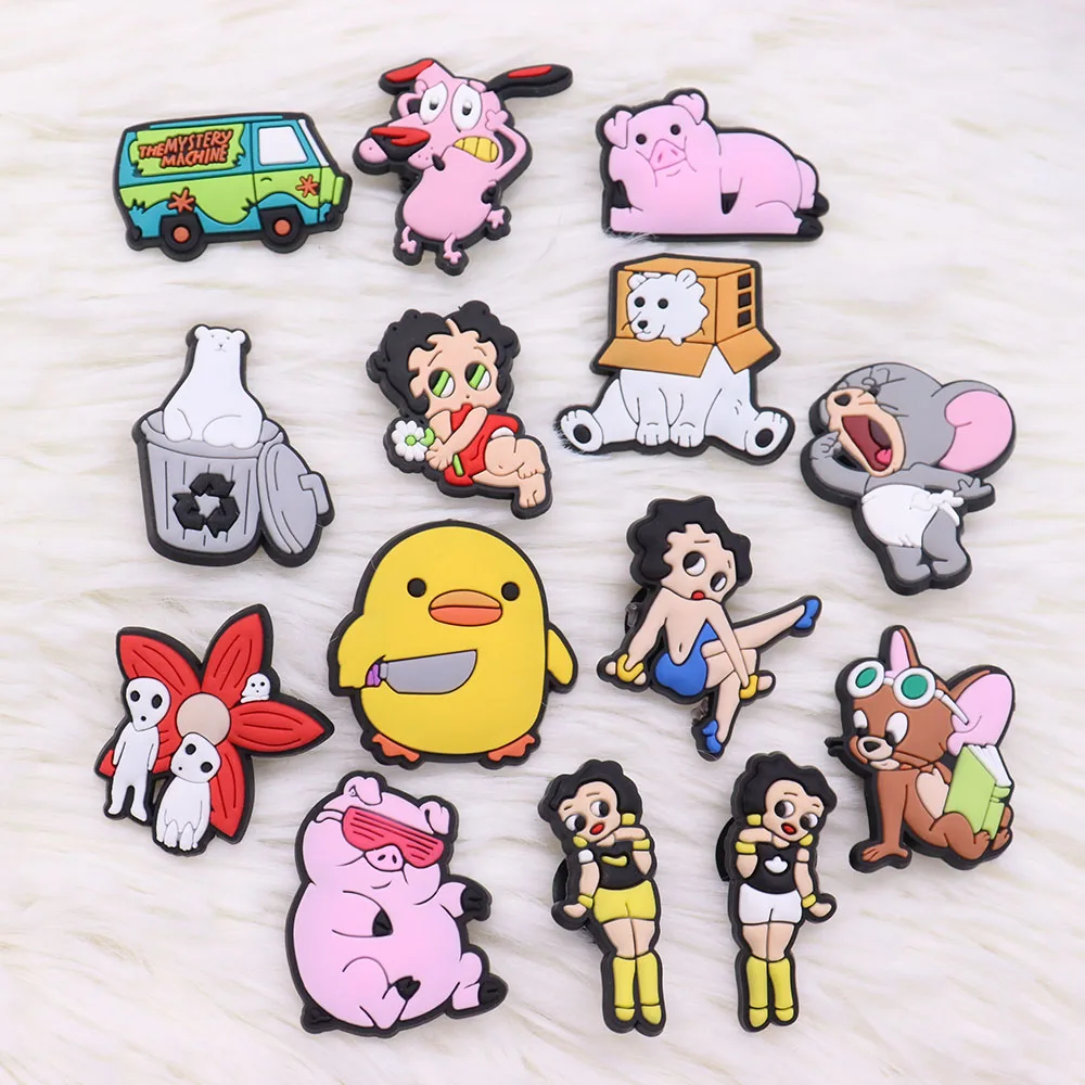 New Pack 50Pcs Animals Totoro Mouse Cartoon Lady Alien Bear PVC Shoe Charms Designer Decorations Buckle Clog Diy Bands Croc Jibz
New Pack 50Pcs Animals Totoro Mouse Cartoon Lady Alien Bear PVC Shoe Charms Designer Decorations Buckle Clog Diy Bands Croc Jibz