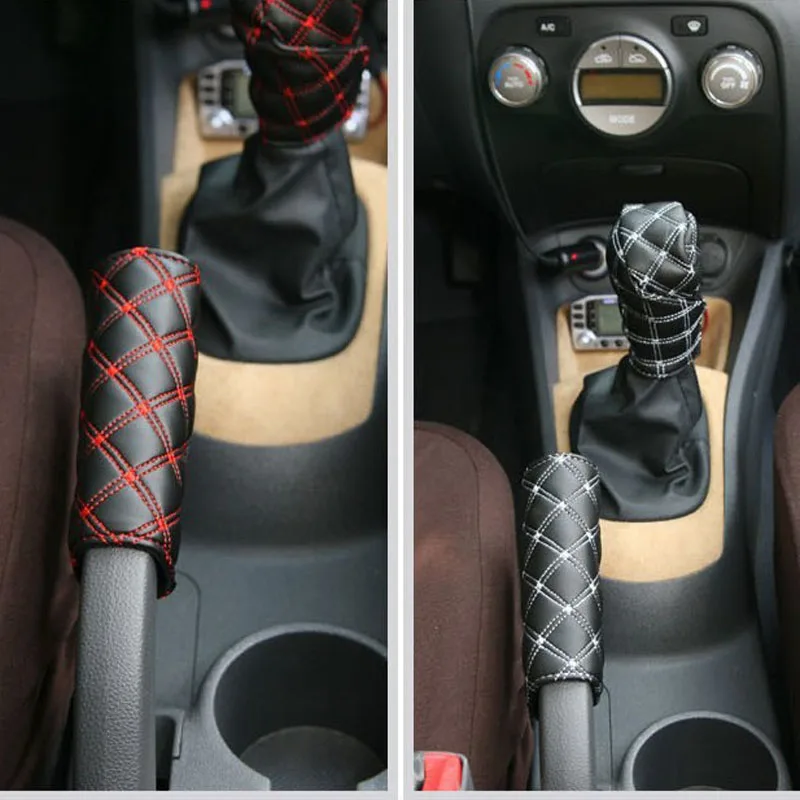 Hot Best 2Pcs/Set Faux Leather Hand Brake Shift Knob Cover For Hyundai ix35 iX45 iX25 i20 i30 Sonata,Verna,Solaris,Elantra,Accen
Hot Best 2Pcs/Set Faux Leather Hand Brake Shift Knob Cover For Hyundai ix35 iX45 iX25 i20 i30 Sonata,Verna,Solaris,Elantra,Accen
