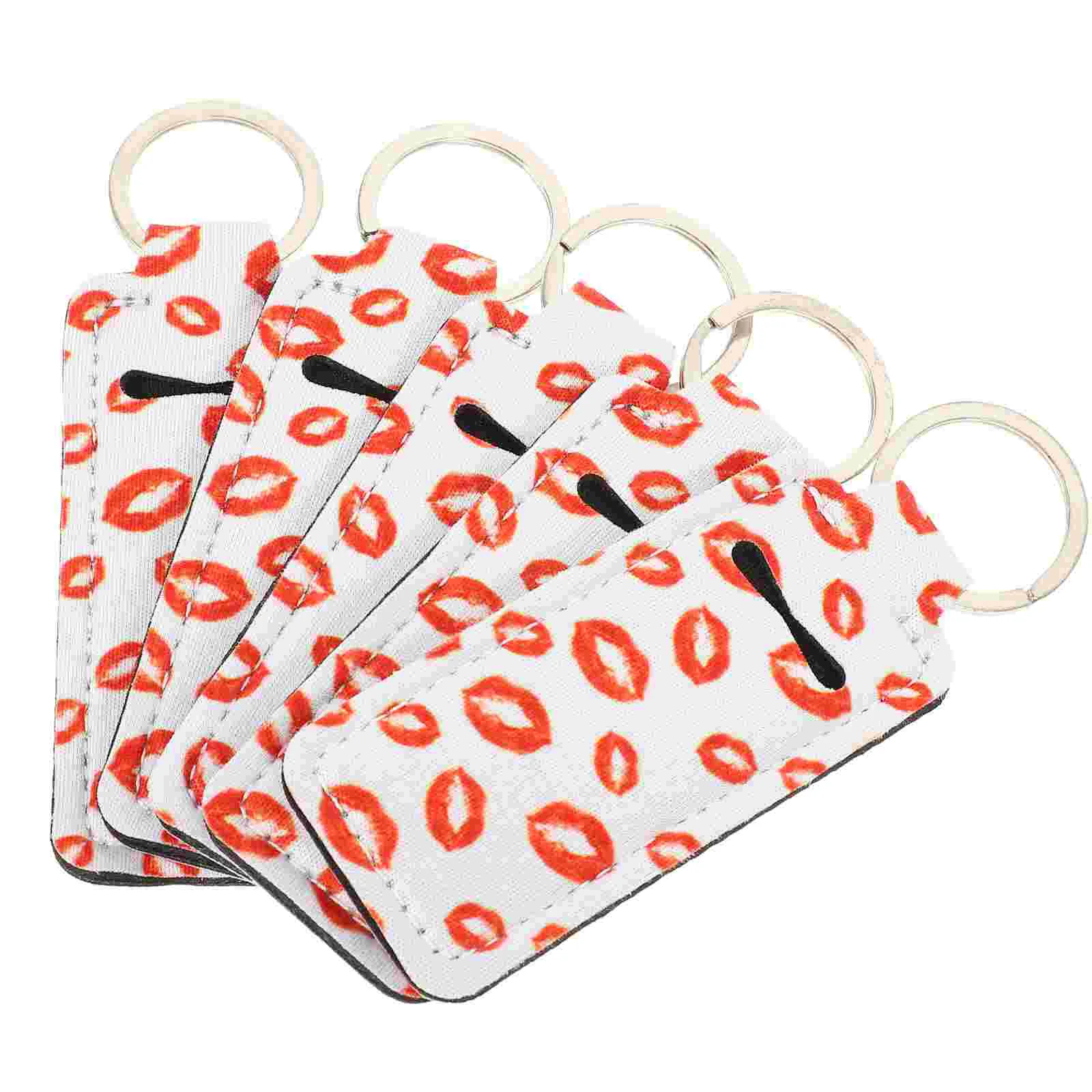 Lipstick Holder Keychain Chapstick Keyring Travel Key Cover Lip Case Balm Ring Protector Car Bag Storage Chain Rubberholding
Lipstick Holder Keychain Chapstick Keyring Travel Key Cover Lip Case Balm Ring Protector Car Bag Storage Chain Rubberholding