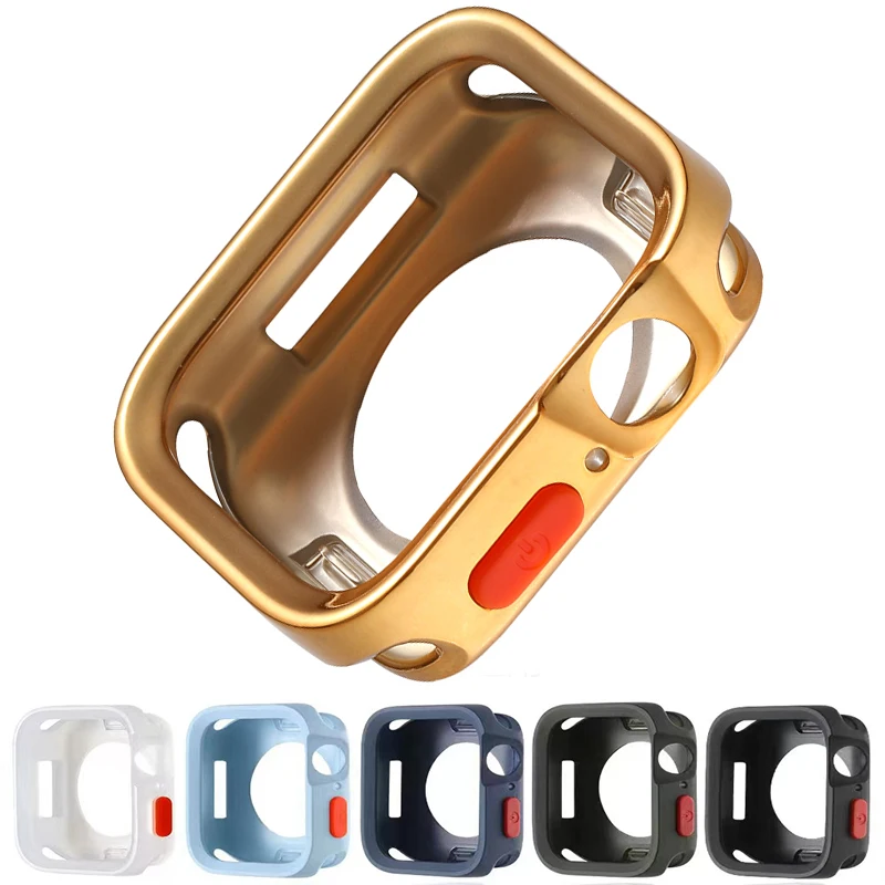 Candy Soft Silicone Case for Apple Watch Cover 8 7 6 Se 5 45mm 41mm 44mm Protection Iwatch Serie 44mm 40mm 41mm Bumper for women
Candy Soft Silicone Case for Apple Watch Cover 8 7 6 Se 5 45mm 41mm 44mm Protection Iwatch Serie 44mm 40mm 41mm Bumper for women