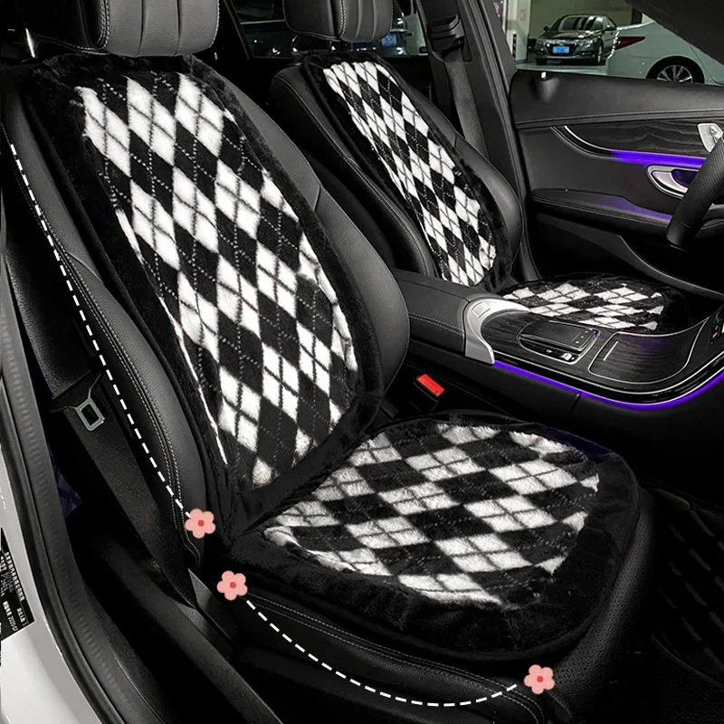 New 2023 Rhombus Plush Creative Simple Fashin Seat Cushion Protective Rear Backrest Car Seat Cover Car Accessories Interior
New 2023 Rhombus Plush Creative Simple Fashin Seat Cushion Protective Rear Backrest Car Seat Cover Car Accessories Interior