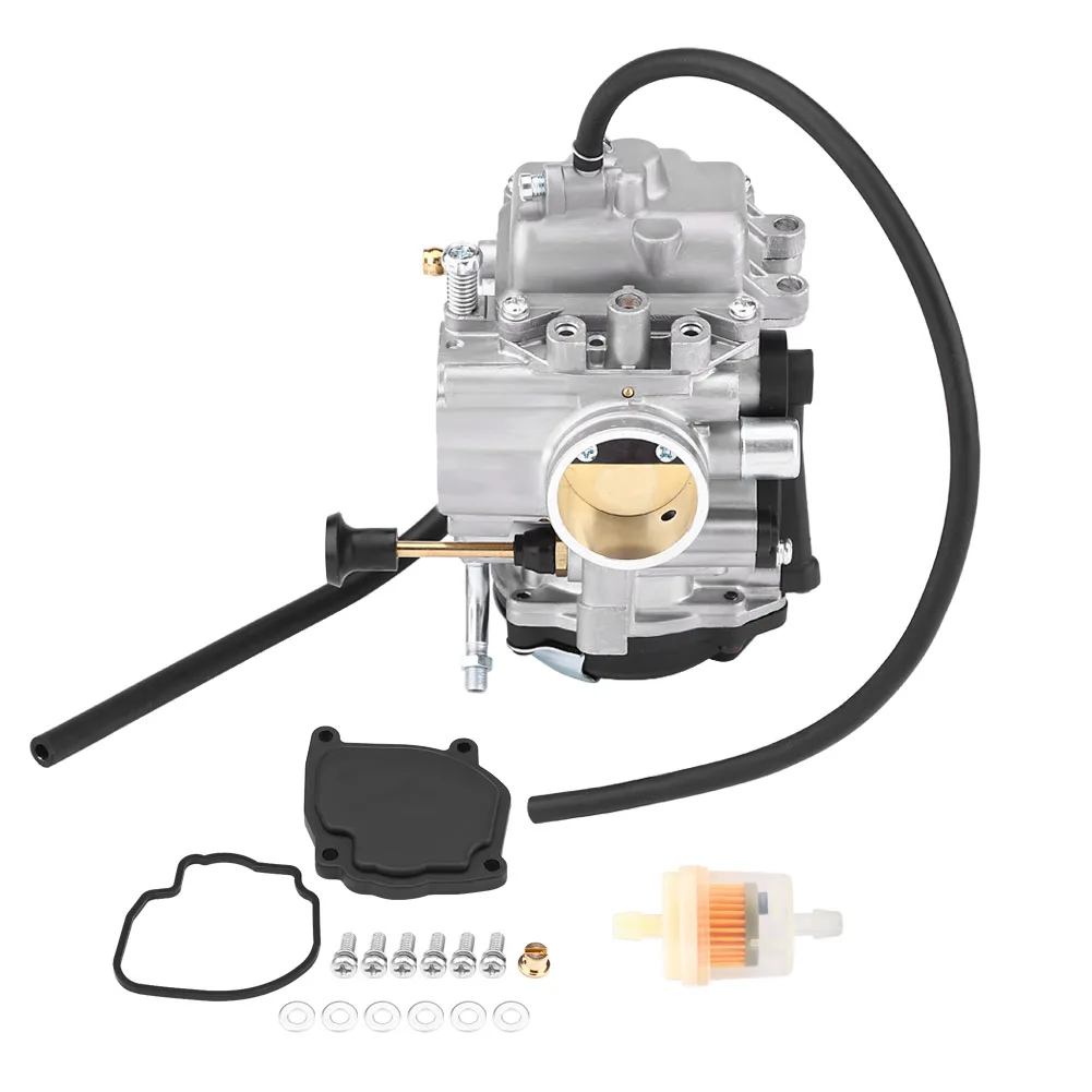 Carburetor + Fuel Filter + Throttle Cable for Yamaha Bear Tracker 250 YFM 250 ATV Quad 99-04 Carburetor
Carburetor + Fuel Filter + Throttle Cable for Yamaha Bear Tracker 250 YFM 250 ATV Quad 99-04 Carburetor