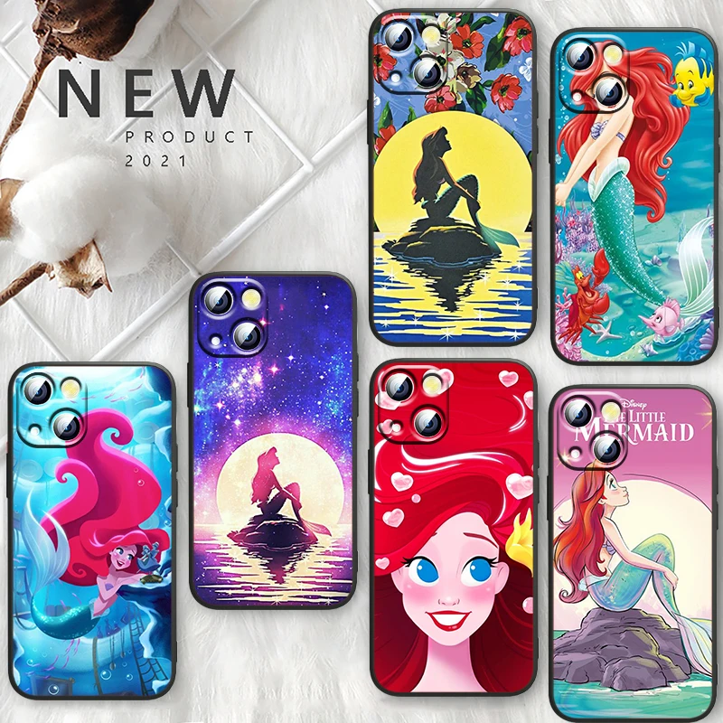 Phone Case For Apple iPhone 14 13 12 Mini 11 XS Pro Max X XR SE 2020 8 7 6 Plus Disney The Little Mermaid Funda Black Cover
Phone Case For Apple iPhone 14 13 12 Mini 11 XS Pro Max X XR SE 2020 8 7 6 Plus Disney The Little Mermaid Funda Black Cover