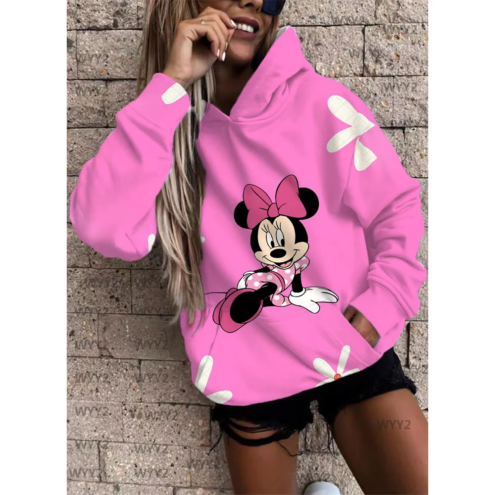 

Mickey Wonderful House 3d Print Hoodie Women's Fashion Harajuku Hoodie Sweater Retro Hoodie Women's Sweater Fall Coat Minnie