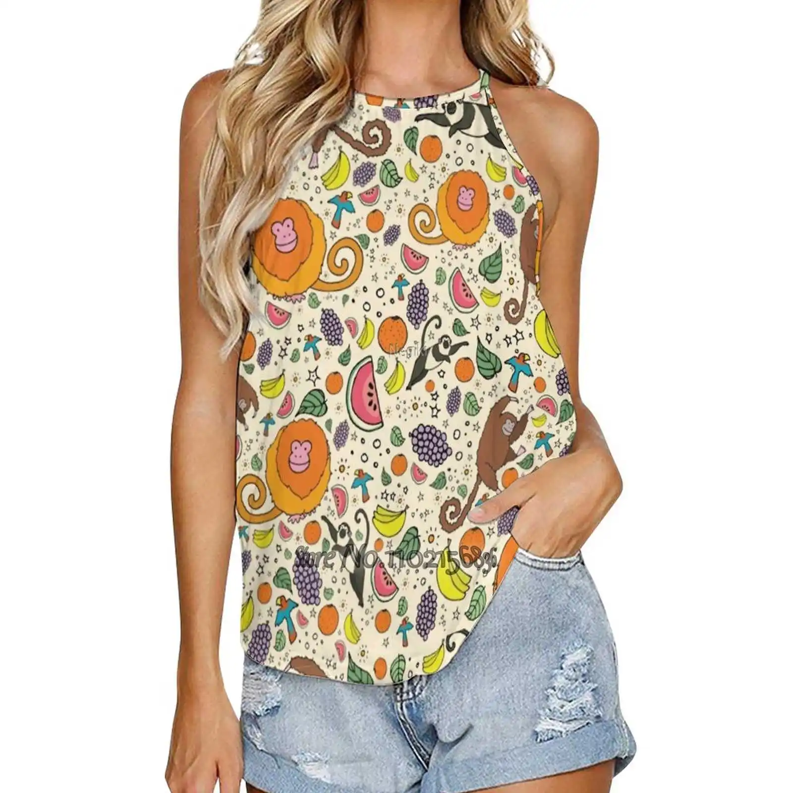 Monkeys And Fruit Women'S Tank T Shirt Top Sleeveless Summer Casual Elegant Pullover Tank Tops Monkeys Monkey Monkey Monkey
Monkeys And Fruit Women'S Tank T Shirt Top Sleeveless Summer Casual Elegant Pullover Tank Tops Monkeys Monkey Monkey Monkey