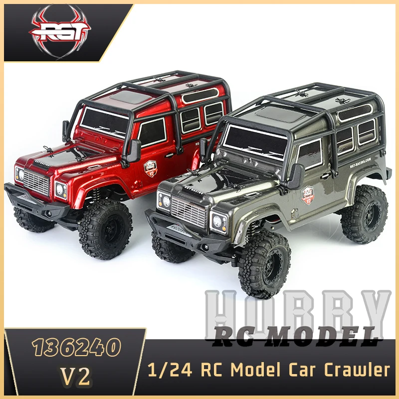 

RGT 136240 RC Car V2 1/24 2.4G 4WD 15km/h Radio Control RC Rock Crawler Road Cars Buggy Off-road Vehicle Model Toys Boy Gifts