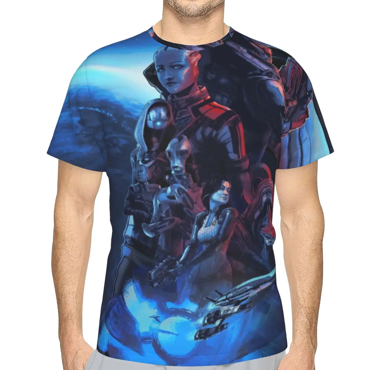 Mass Effect Asari Game Polyester 3D TShirt for Men Poster Humor Leisure Tee Thin T Shirt High Quality Loose
Mass Effect Asari Game Polyester 3D TShirt for Men Poster Humor Leisure Tee Thin T Shirt High Quality Loose
