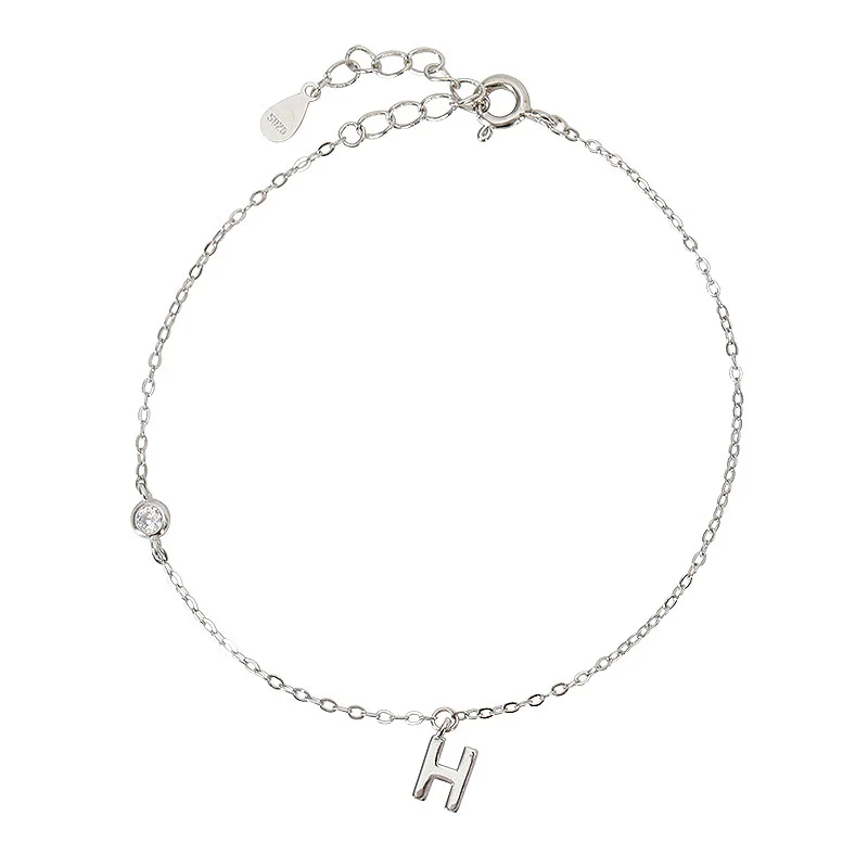 925 Sterling Silver H Letter Flash Diamond Bracelet for Women 2022 New High-end Light Luxury Bracelet Simple Design Hand Jewelry
925 Sterling Silver H Letter Flash Diamond Bracelet for Women 2022 New High-end Light Luxury Bracelet Simple Design Hand Jewelry