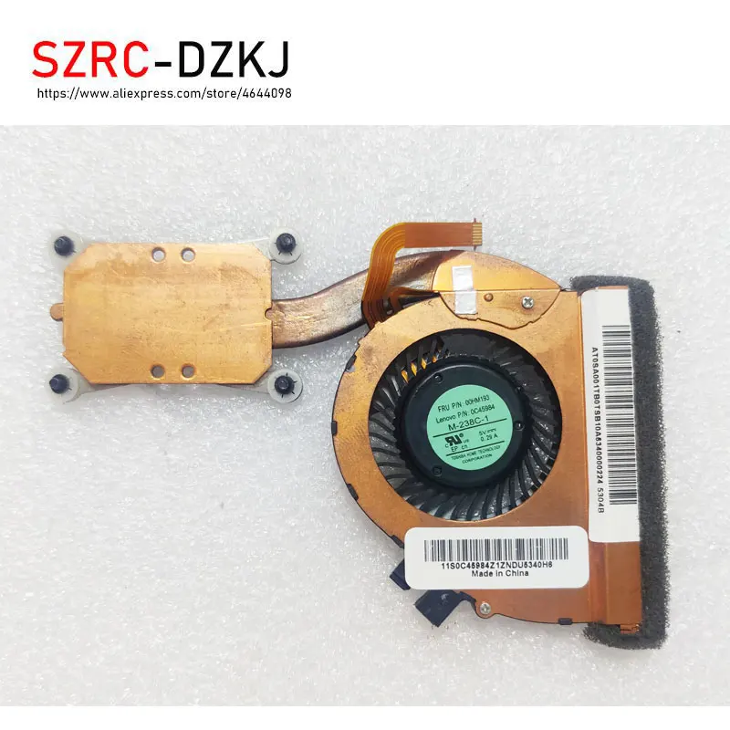 

Original CPU Cooler Cooling Fan Heatsink for Lenovo ThinkPad X230S 100% Test good Free shipping FRU 00HM193 04X0590 0C45984