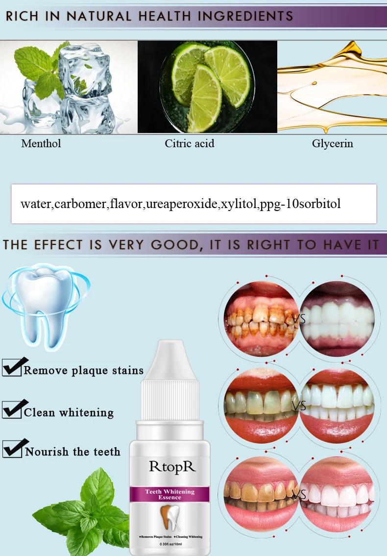 

10 мл отбеливание зубов, удаление пятен от зубного налета, инструменты для отбеливания зубов, гигиена полости рта, чистящая сыворотка TSLM2