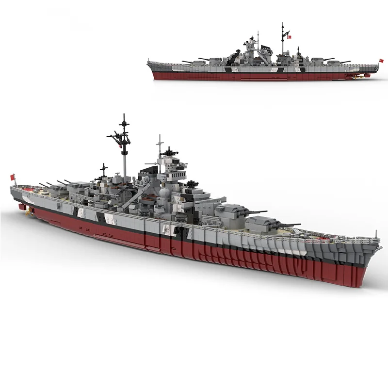 Military Series Cruiser Model World War Bismarck Military Cruiser Model Block MOC 29408 Children Brithday Gifts Toys
Military Series Cruiser Model World War Bismarck Military Cruiser Model Block MOC 29408 Children Brithday Gifts Toys