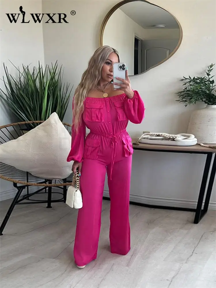 WLWXR Fall Street Jumpsuits For Women 2022 Strapless Pockets Long Sleeve Jumpsuits One Piece Outfits Bandage Jumpsuits Female
WLWXR Fall Street Jumpsuits For Women 2022 Strapless Pockets Long Sleeve Jumpsuits One Piece Outfits Bandage Jumpsuits Female