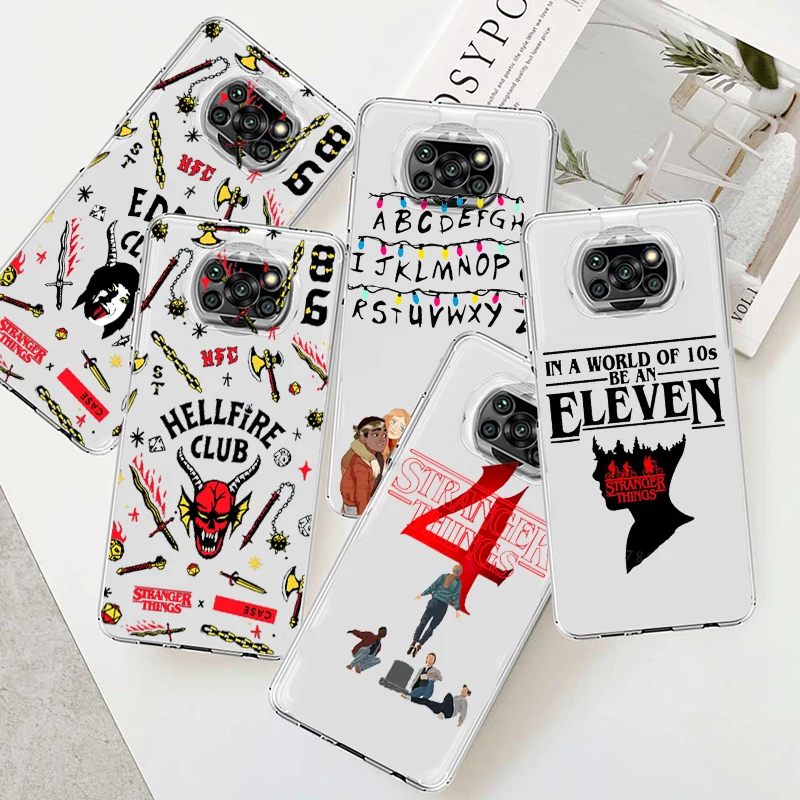 Luxury Stranger Things Cool Phone Case For Xiaomi Mi Poco X4 X3 NFC F4 F3 GT M4 M3 M2 X2 F2 Pro C3 C40 C3 5G Transparent Cover
Luxury Stranger Things Cool Phone Case For Xiaomi Mi Poco X4 X3 NFC F4 F3 GT M4 M3 M2 X2 F2 Pro C3 C40 C3 5G Transparent Cover