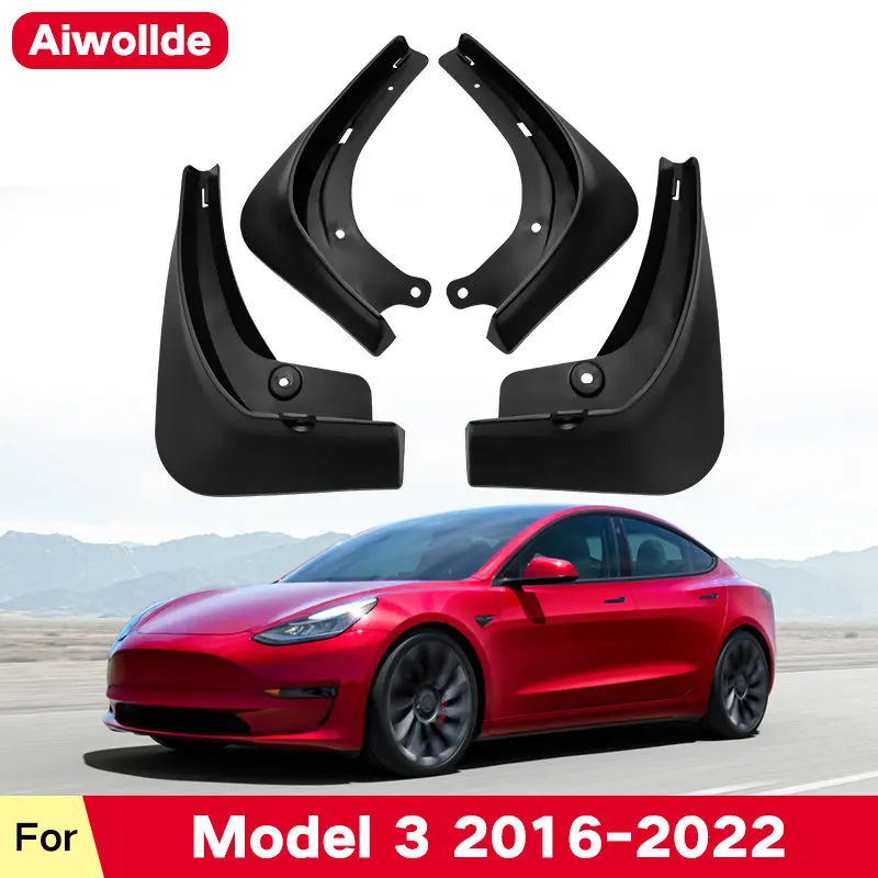 Mud Flaps For Tesla Model 3 2016-2022 Splash Guards Fender MudFlaps Front Rear Mudguards Car Accessories 2017 2018 2019 2020
Mud Flaps For Tesla Model 3 2016-2022 Splash Guards Fender MudFlaps Front Rear Mudguards Car Accessories 2017 2018 2019 2020
