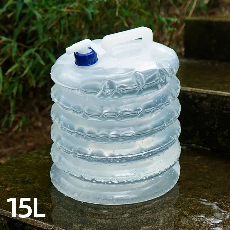 Outdoor PE retractable bucket 15L folding bucket with faucet vehicle food grade camping hiking drinking water bag wholesale
Outdoor PE retractable bucket 15L folding bucket with faucet vehicle food grade camping hiking drinking water bag wholesale