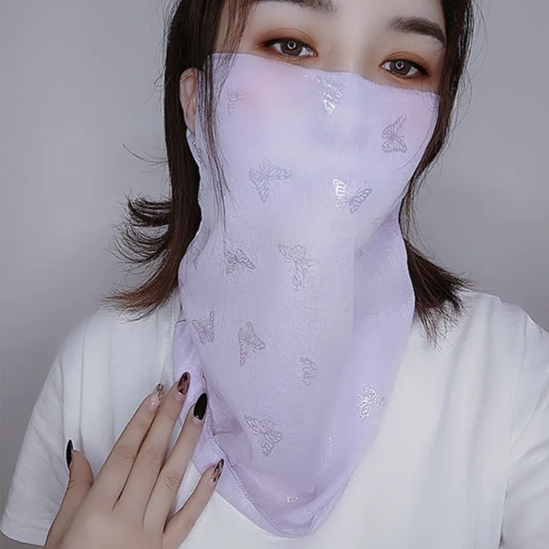 Summer Butterfly Sunscreen Cycling Mask Scarf Ice Silk Full Face Covers Breathable Hanging Ears Mask Accessories for Women Gift
Summer Butterfly Sunscreen Cycling Mask Scarf Ice Silk Full Face Covers Breathable Hanging Ears Mask Accessories for Women Gift