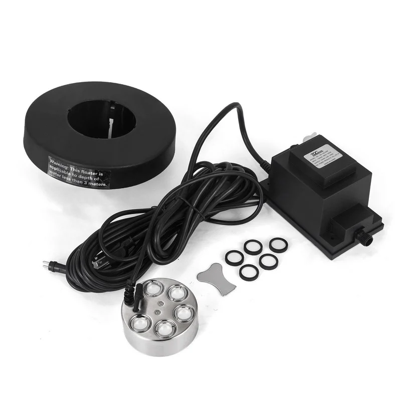 5 head Ultrasonic Mist Maker 120W 110V Waterproof Transformer Fogger Humidifier
5 head Ultrasonic Mist Maker 120W 110V Waterproof Transformer Fogger Humidifier