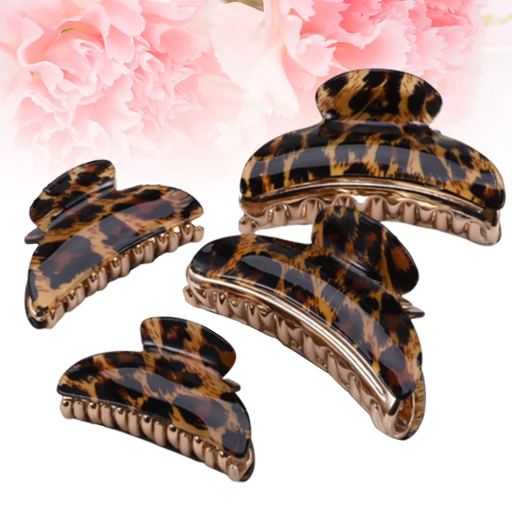 4 Pcs Leopard Print Hair Clips French Hair Clips Girl Claw Clips Girl Hair Clips Non-slip Tortoise Claw Clip
4 Pcs Leopard Print Hair Clips French Hair Clips Girl Claw Clips Girl Hair Clips Non-slip Tortoise Claw Clip