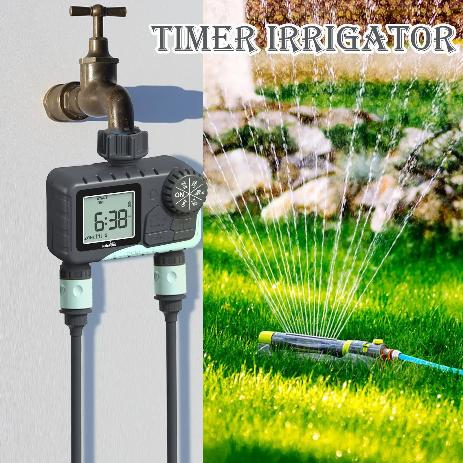 Digital Sprinkler Timer Garden Ip54 Hose Faucet Water Manual Watering Irrigation System Automatic Delay Timer Rain Tap K7d7
Digital Sprinkler Timer Garden Ip54 Hose Faucet Water Manual Watering Irrigation System Automatic Delay Timer Rain Tap K7d7