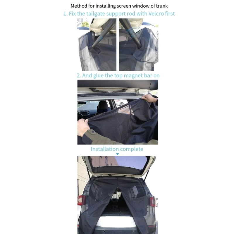 Car Sunshade Mesh Screen Door for SUV Tailgate Rear Windshield Sunshade Anti Mosquito Net Car Camping Accessories
Car Sunshade Mesh Screen Door for SUV Tailgate Rear Windshield Sunshade Anti Mosquito Net Car Camping Accessories