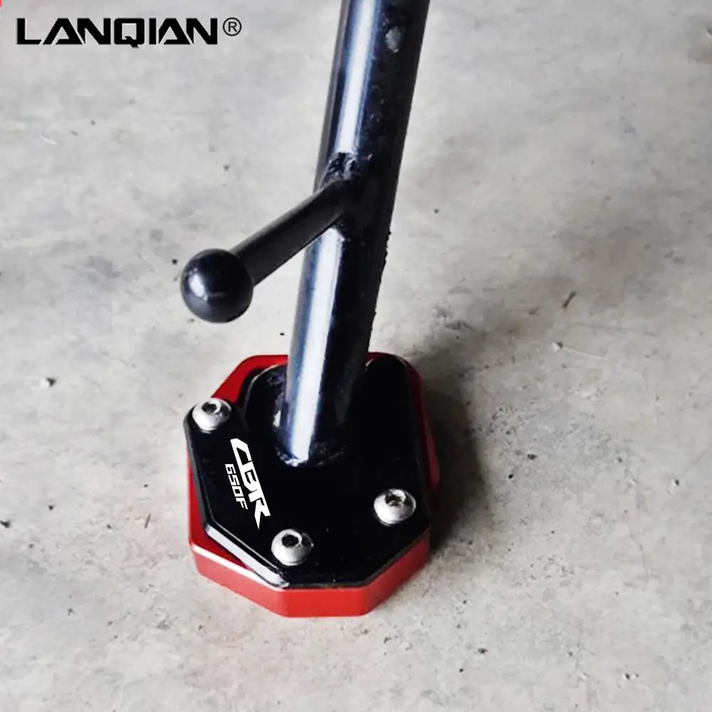 For HONDA CBR650F CB650F CBR 650F 2014 2015 2016 2017 2018 CNC Kickstand Plate Foot Side Stand Enlarger Extension Support Pad
For HONDA CBR650F CB650F CBR 650F 2014 2015 2016 2017 2018 CNC Kickstand Plate Foot Side Stand Enlarger Extension Support Pad