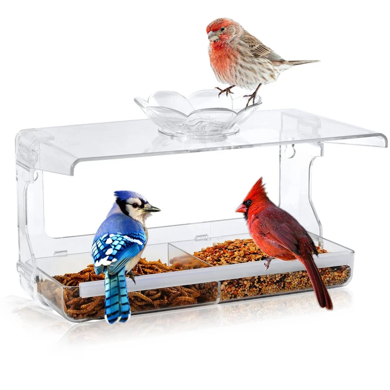 Window Bird Feeders With Non-Marking Self-Adhesive Hooks Pet Supplies For Outside
Window Bird Feeders With Non-Marking Self-Adhesive Hooks Pet Supplies For Outside