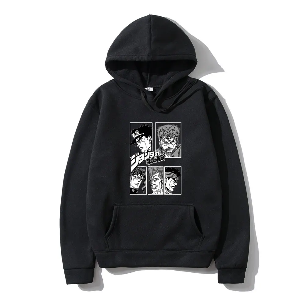 Anime Jojo Bizarre Adventure Japanese Classic Manga Print Winter Long Sleeve Thick Loose Sports Casual Man Hoodie Tide Oversized
Anime Jojo Bizarre Adventure Japanese Classic Manga Print Winter Long Sleeve Thick Loose Sports Casual Man Hoodie Tide Oversized