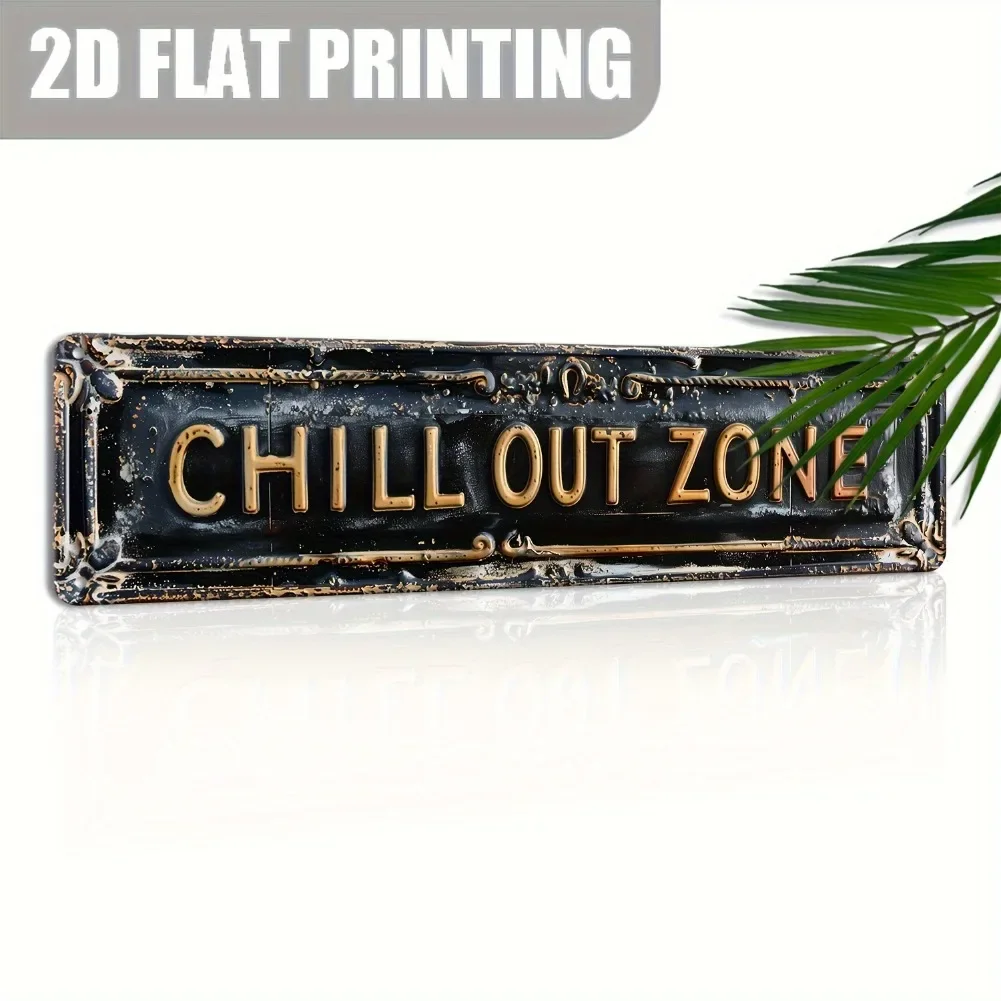 Винтажная металлическая вывеска "CHILL OUT ZONE" HELLOYOUNG
Винтажная металлическая вывеска "CHILL OUT ZONE" HELLOYOUNG