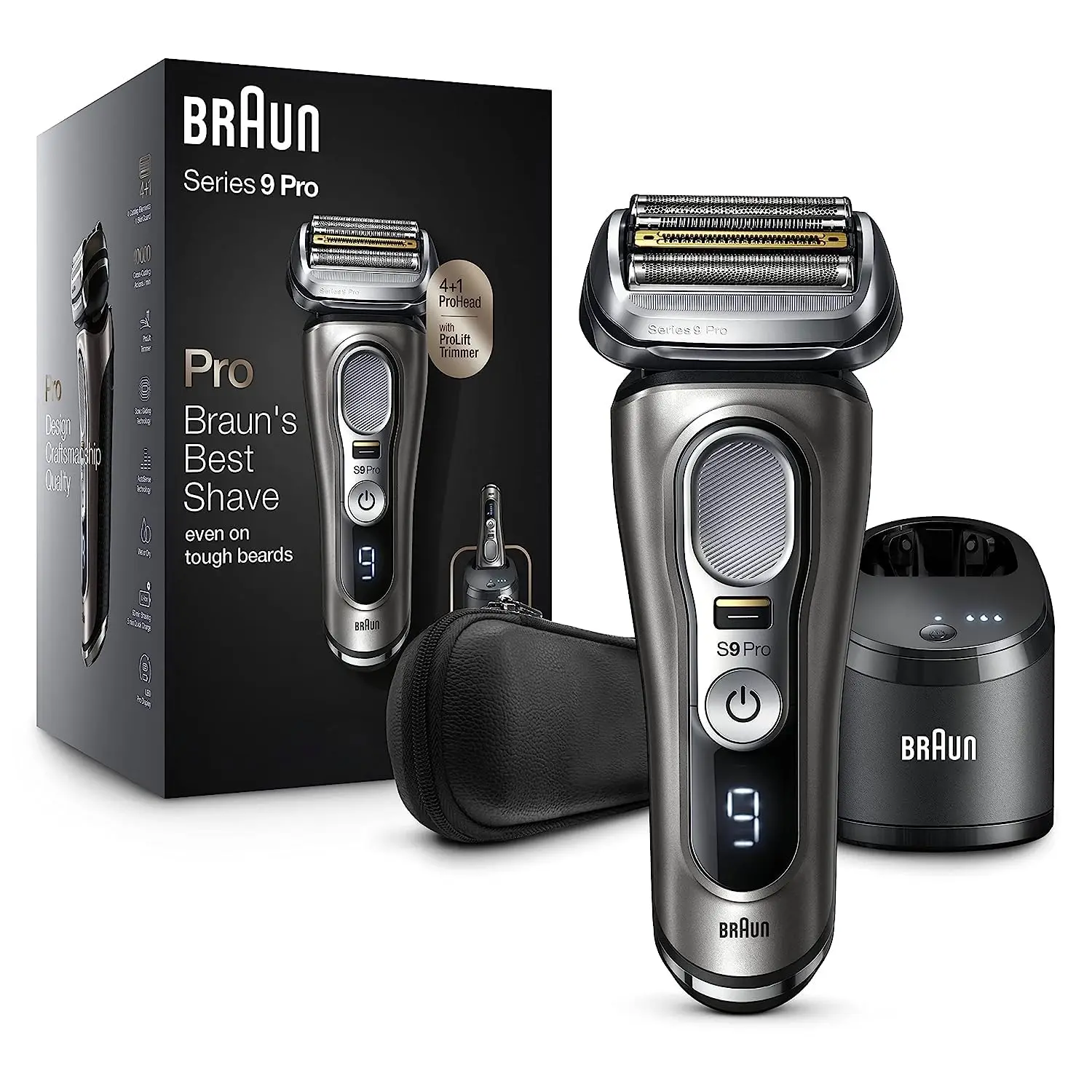 Braun Electric Razor for Men,Wet & Dry Electric Foil Shaver with ProLift Beard Trimmer,Cleaning & Charging SmartCare Center
Braun Electric Razor for Men,Wet & Dry Electric Foil Shaver with ProLift Beard Trimmer,Cleaning & Charging SmartCare Center