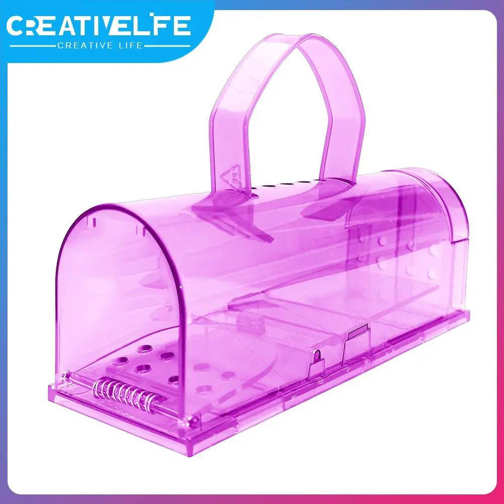 Multiple Colors Rat Trap Plastic Small Mousetrap Household Rat Cage Pest Control Transparent Material
Multiple Colors Rat Trap Plastic Small Mousetrap Household Rat Cage Pest Control Transparent Material