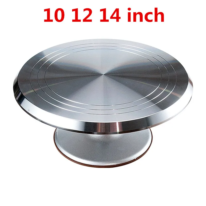 cake stand Baking tool 10 12 14 inch mounted cream cake table Turntable Rotating table stand base turn around Decorating table
cake stand Baking tool 10 12 14 inch mounted cream cake table Turntable Rotating table stand base turn around Decorating table