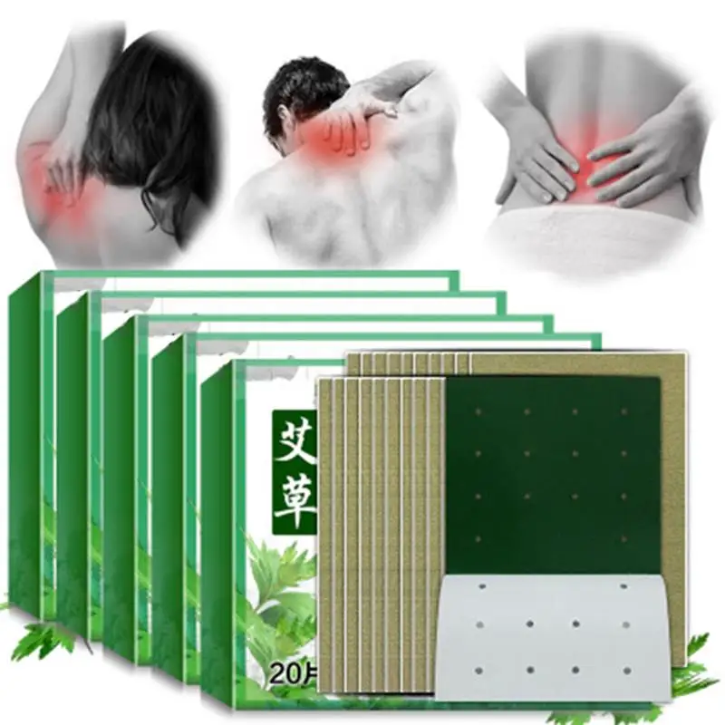20 Pcs/Box Wormwood Neck Shoulder Pad Self-heating Pain Relief Pad Lumbar Spine Stickers Wormwood Back Pain Patch
20 Pcs/Box Wormwood Neck Shoulder Pad Self-heating Pain Relief Pad Lumbar Spine Stickers Wormwood Back Pain Patch
