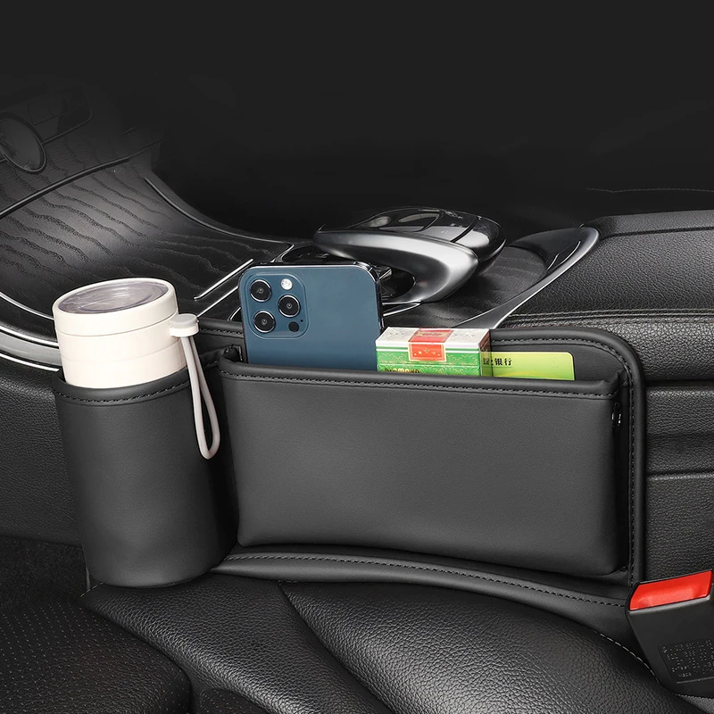 PU Leather Car Seat Gap Organizer Auto Console Side Storage Box with Cup Holder Seat Crevice Storage Box for Cellphones
PU Leather Car Seat Gap Organizer Auto Console Side Storage Box with Cup Holder Seat Crevice Storage Box for Cellphones
