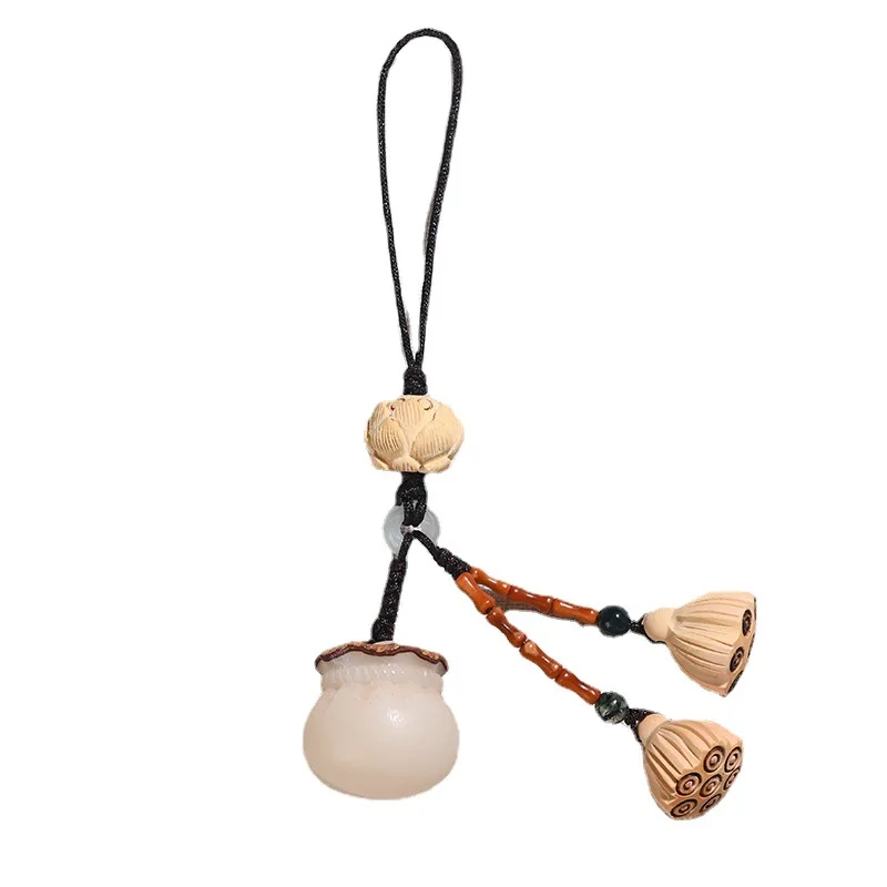 Bodhi Fu bag car key chain pendant money bag boxwood lotus flower lotus key chain pendant gifts for men and women
Bodhi Fu bag car key chain pendant money bag boxwood lotus flower lotus key chain pendant gifts for men and women