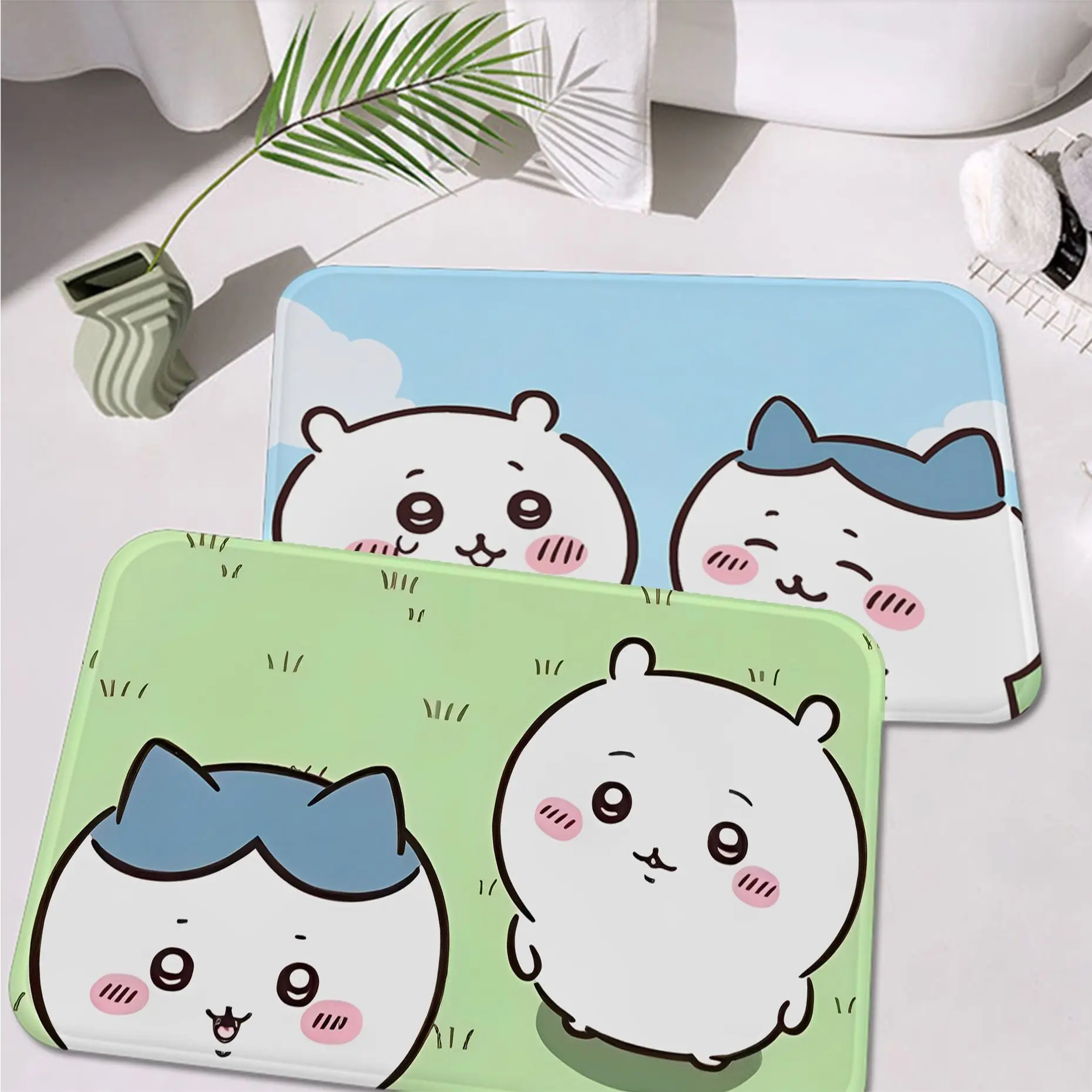 Chiikawa Cute Door Mat Cheaper Anti-slip Modern Living Room Balcony Printed Bedside Area Rugs
Chiikawa Cute Door Mat Cheaper Anti-slip Modern Living Room Balcony Printed Bedside Area Rugs
