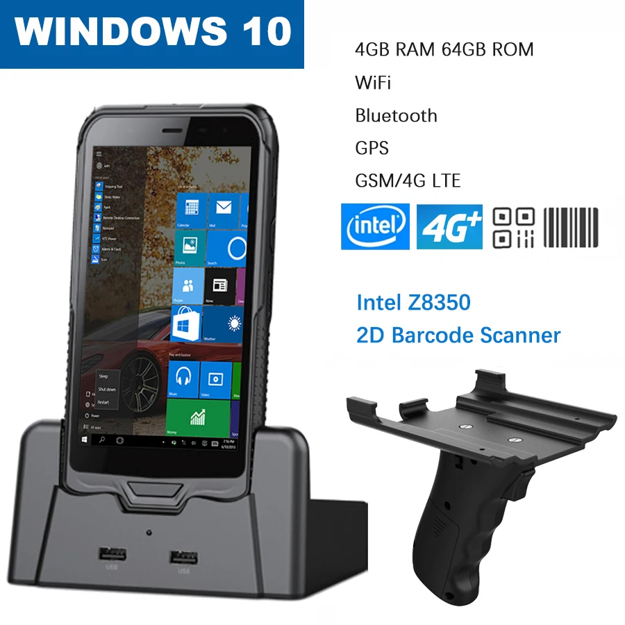 Cheapest Factory 6 inch Portable Win10 IOT Rugged Handheld Terminal PDA 4G+64G, GPS Field Handhelds with Docking Station
Cheapest Factory 6 inch Portable Win10 IOT Rugged Handheld Terminal PDA 4G+64G, GPS Field Handhelds with Docking Station