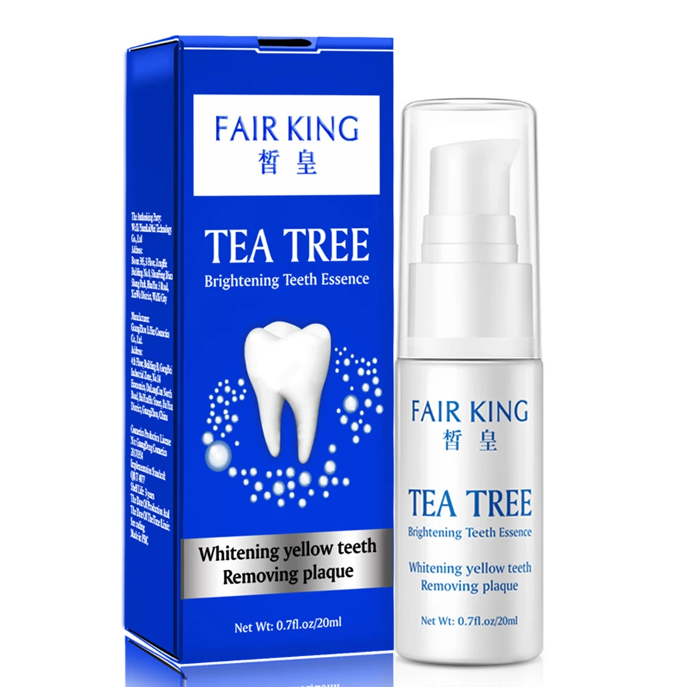 20ml Natural Tea Tree Teeth Whitening Essence Remove Smoke Coffee Stains Mouth Hygiene Oral Teeth Care Teeth Whitener
20ml Natural Tea Tree Teeth Whitening Essence Remove Smoke Coffee Stains Mouth Hygiene Oral Teeth Care Teeth Whitener
