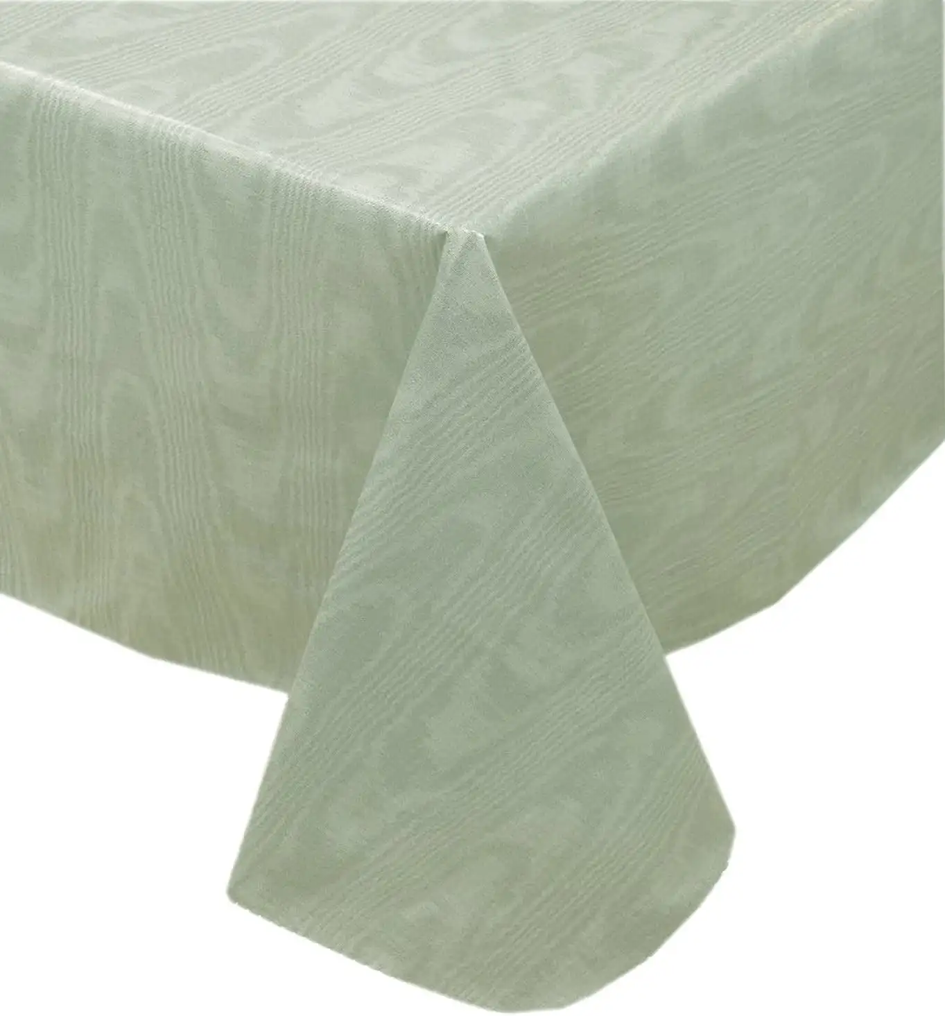 Sage Moire Wavy Solid Color Print Heavy Gauge Vinyl Flannel Backed Tablecloth, Hotel Quality Heavyweight Wipe Clean Easy Care Ta
Sage Moire Wavy Solid Color Print Heavy Gauge Vinyl Flannel Backed Tablecloth, Hotel Quality Heavyweight Wipe Clean Easy Care Ta